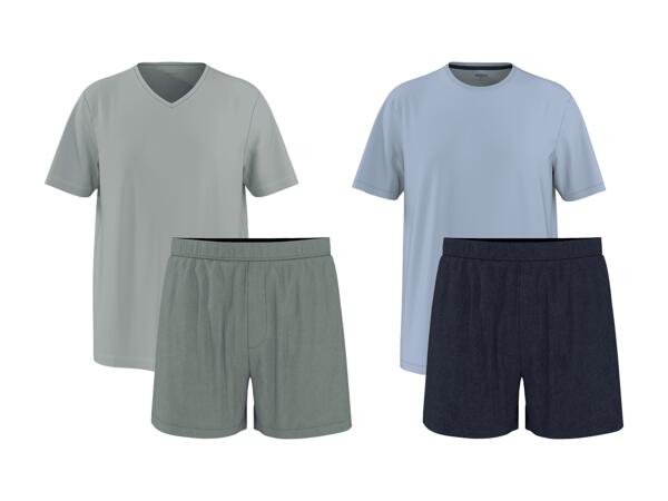 Pigiama premium con lino, 2 pezzi