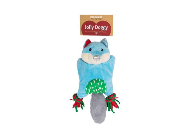 Plush & Rope Dog Toy - Fox