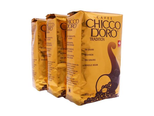 Café en grain Chicco d'Oro, pack de 3 XXL