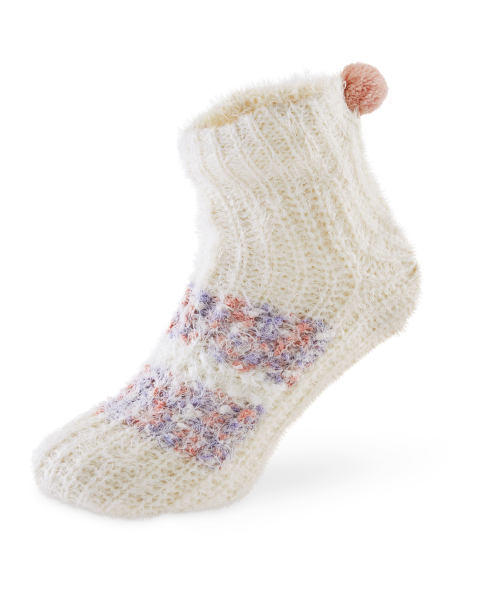 Cream Avenue Ladies' Snuggle Socks