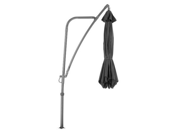 Lampový slunečník, 3 m, antracitová