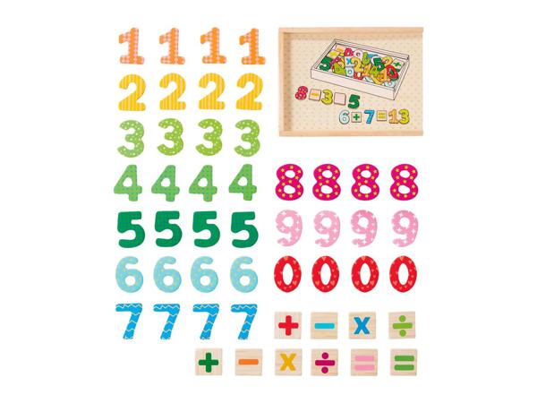 Playtive Wooden Magnetic Shapes/​Number/​Letters