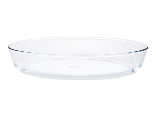 Livarno Home Glass Oval Oven Dish