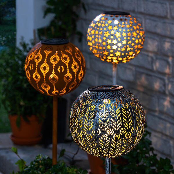 LED-Solar Gartenkugel