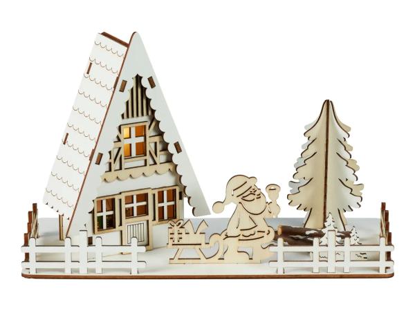 Livarno Home Light-Up Wooden Christmas Scene