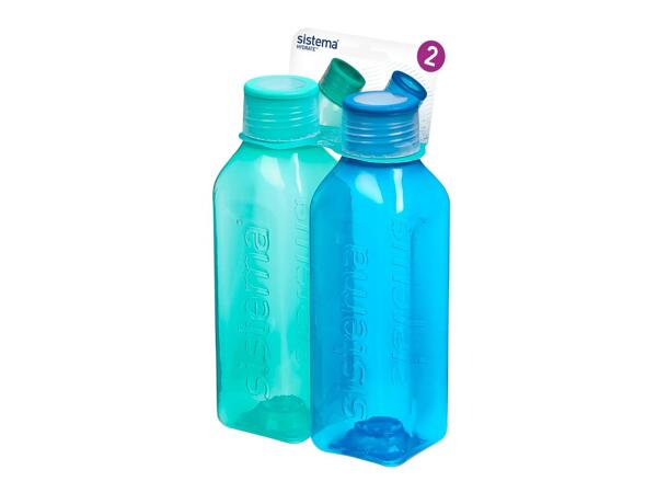 Lunch box, lunch box with bottle or bottles, 2 pieces