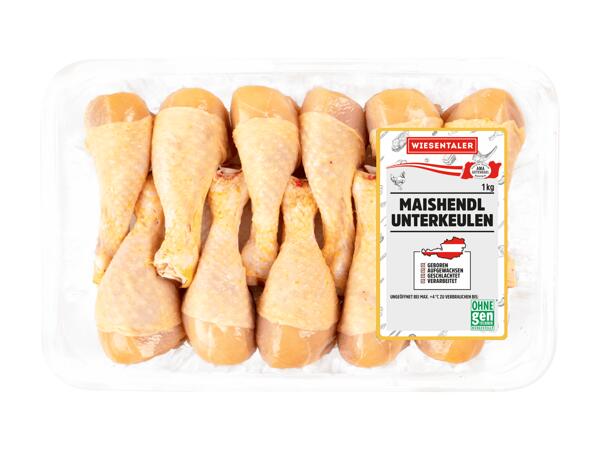Frische Maishendl Unterkeulen