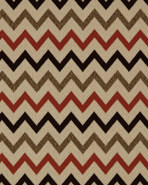 Beige & Brown Chevron Flatweave Rug