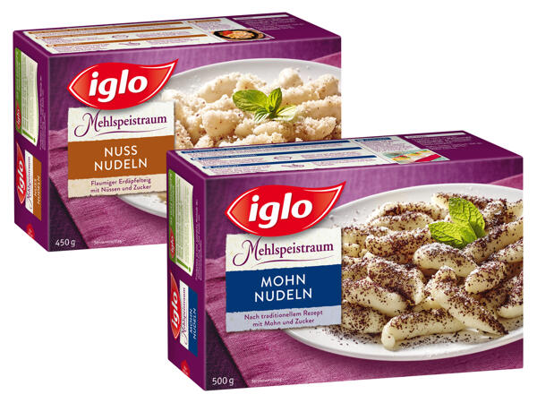 Iglo Mohnnudeln/Nussnudeln