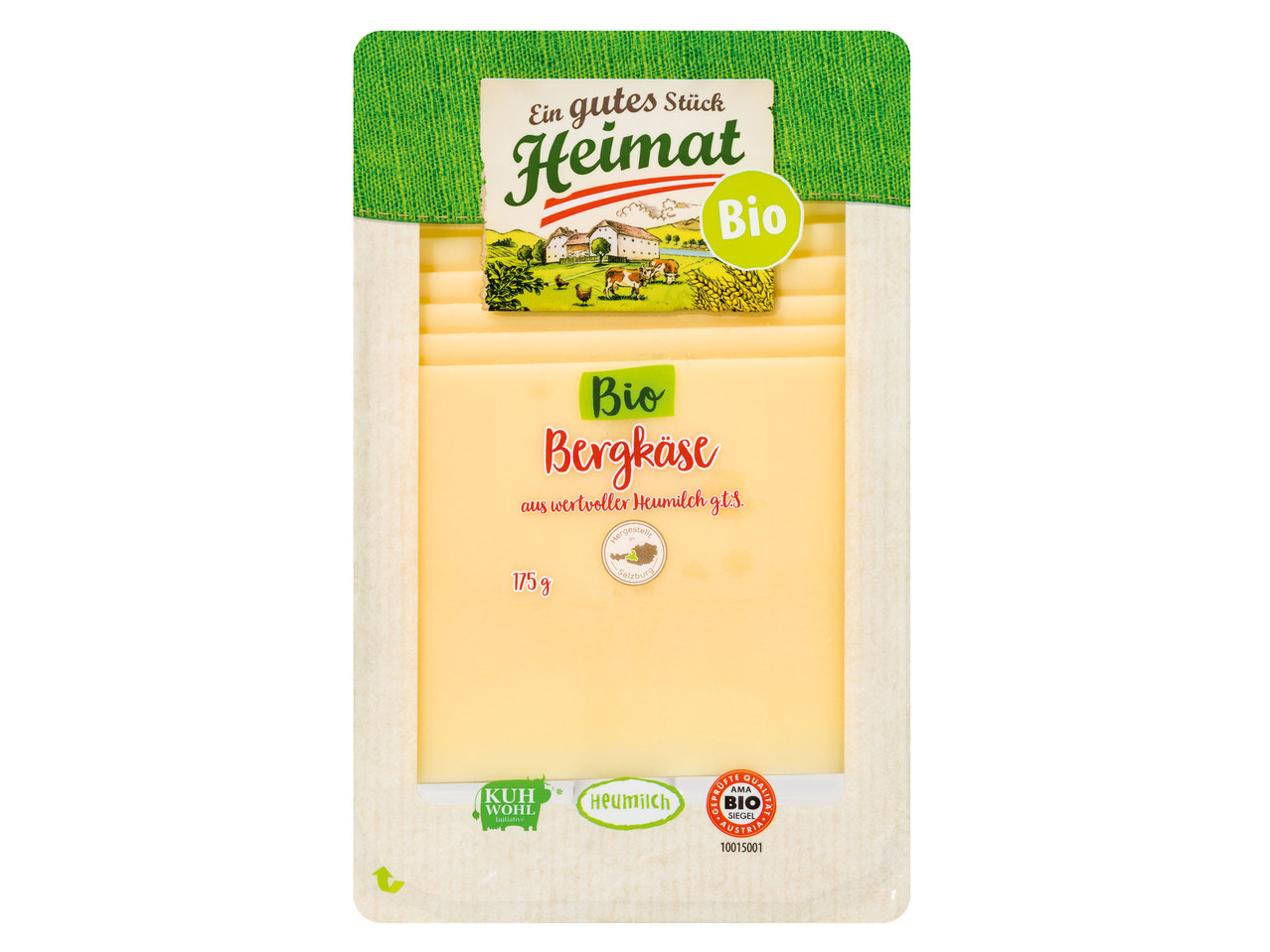 EIN GUTES STÜCK HEIMAT Bio-Käse in Scheiben