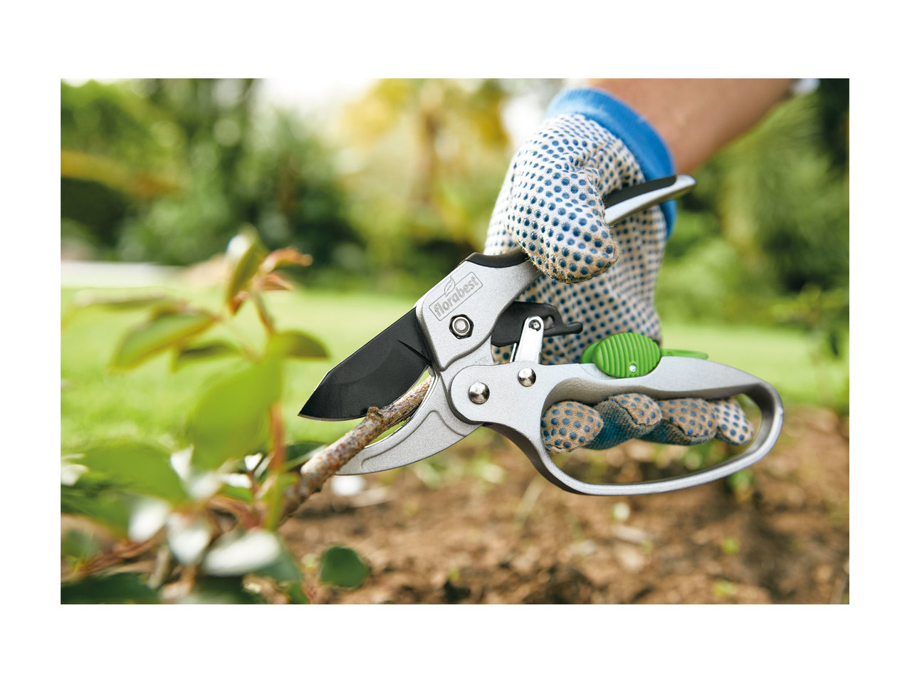 Florabest Ratchet Secateurs1