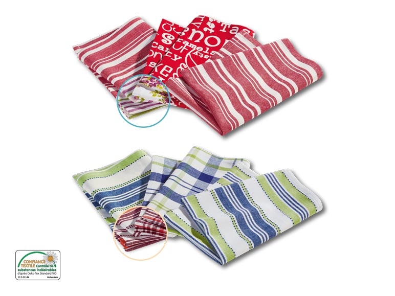 Torchons de cuisine, lot de 3