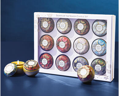 Scents Of The Season Candle Set 12pk