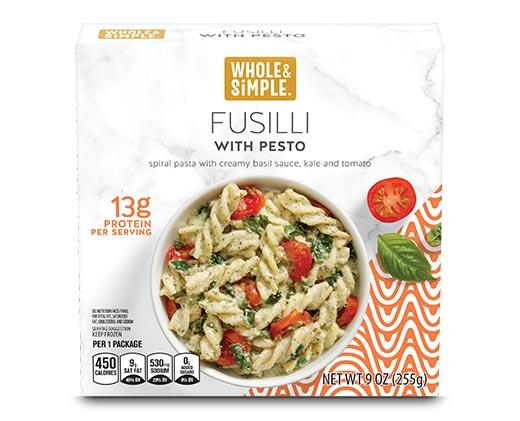 Whole & Simple Pesto Gnocchi or Fusilli