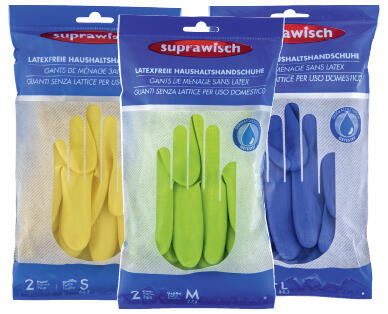 SUPRAWISCH
LATEXFREIE HAUSHALTSHANDSCHUHE