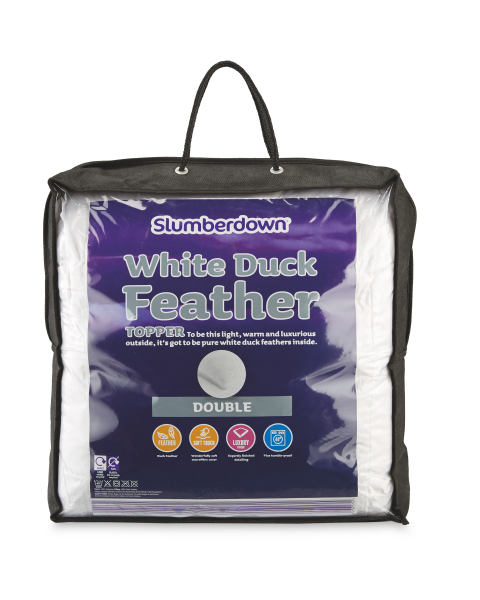 Duck Feather Double Mattress Topper
