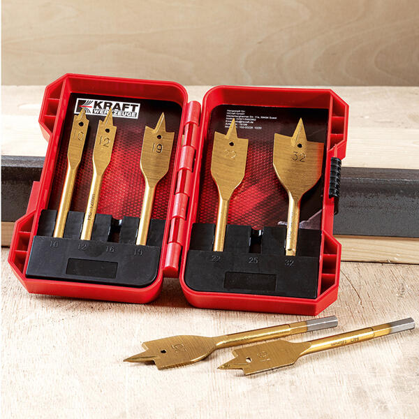 Flach-Bohrer-Set 7tlg.
