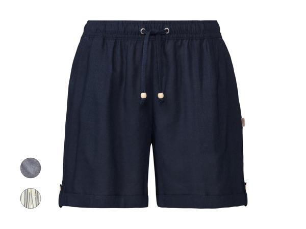 Short en lin pour femme1