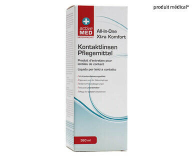 ACTIVE MED 
 PRODUIT D'ENTRETIEN POUR LENTILLES DE CONTACT