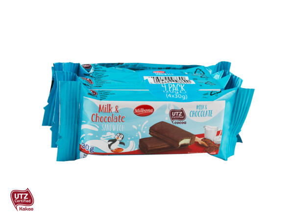 Chokladsnack med fyllning
