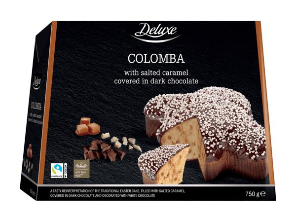 Colombe de Pâques fourrée au caramel