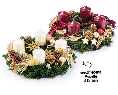 Exklusiver Floristen-Adventskranz