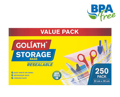 Resealable Storage Bags 250pk