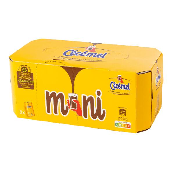 CÉCÉMEL(R) 				Schokomilch in Minidosen, 8 St.
