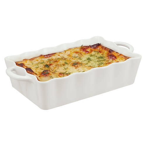 Rectangle Shaped Textured Baking Dish