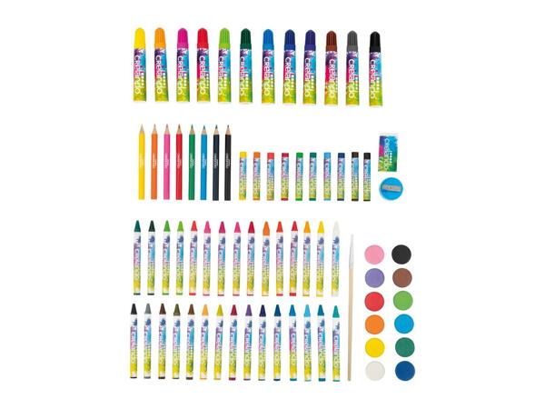 Crelando Kids' Art Case - 76 Piece Set - Mint