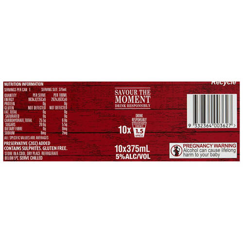 Crushed Apple Cider 10 Pack 375ml