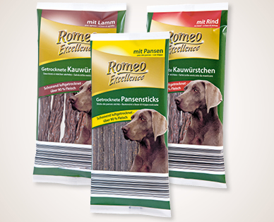 Snack di carne per cani premium ROMEO EXCELLENCE