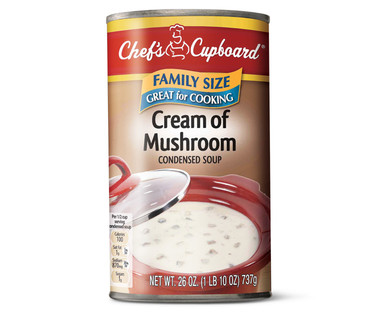 Family Size Cream of Mushroom Soup