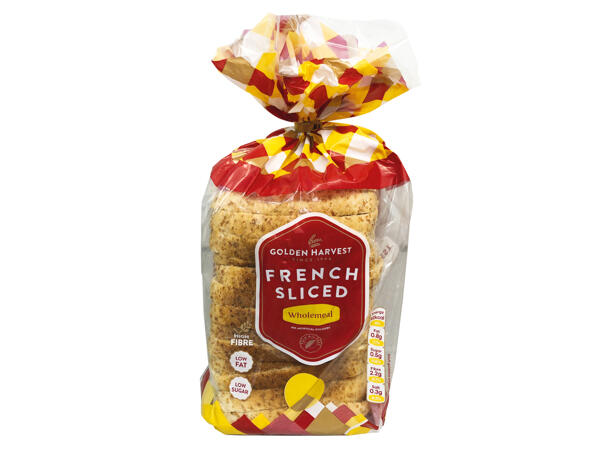 Wholemeal French sliced Loaf
