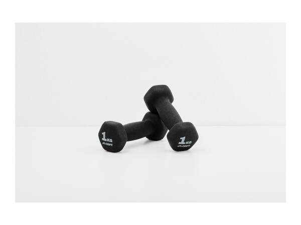 Crivit Dumbbell Set 1kg/2kg - Set of 2