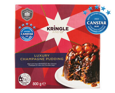 Luxury Champagne Pudding 800g