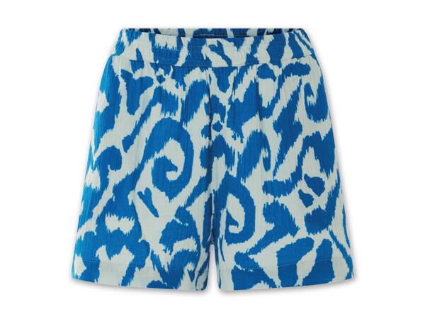 Damen Musselin-Shorts