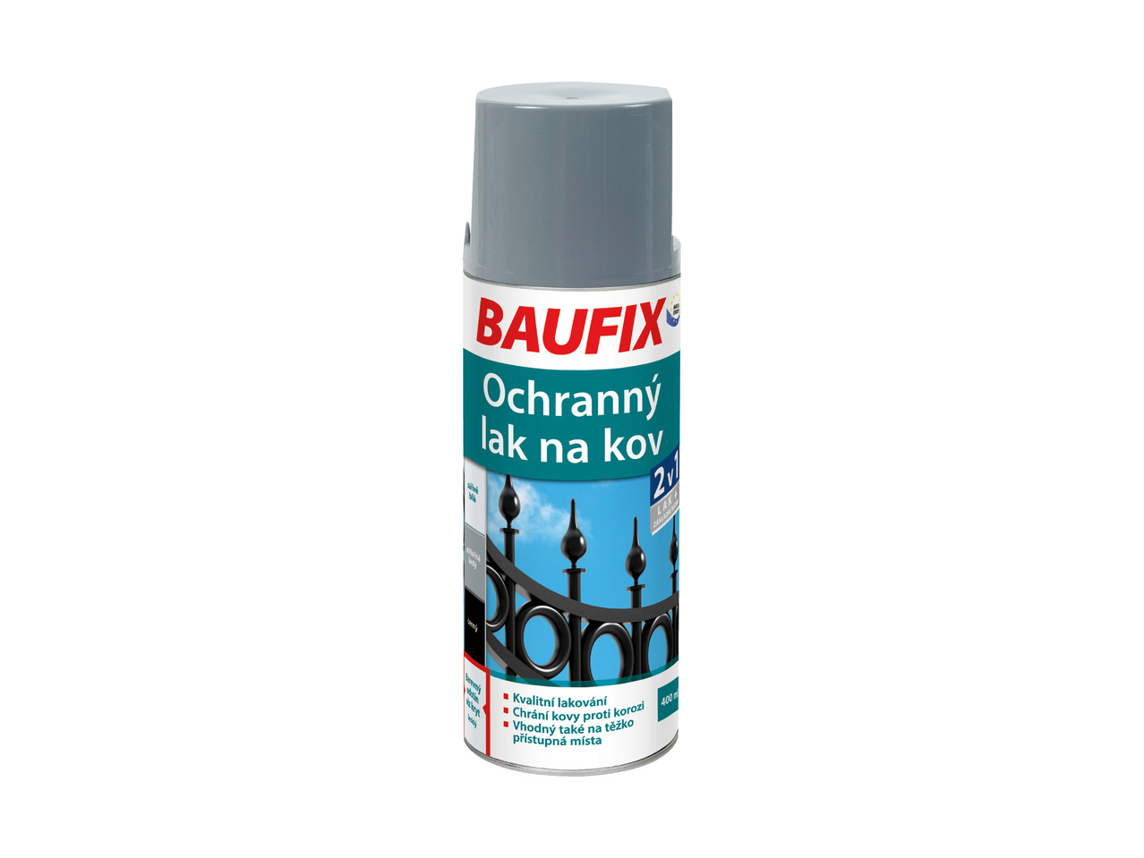 Ochranný lak na kov 2 v 1