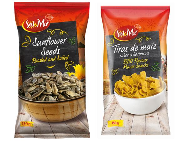 Solrosfrön/ tortillasnacks