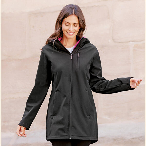 Modischer Softshell-Mantel