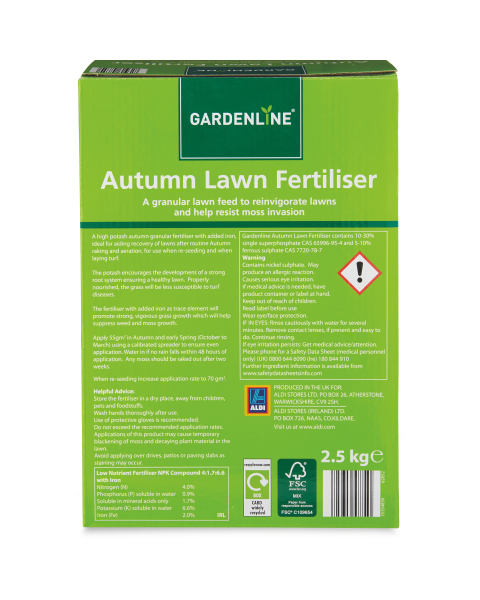 Gardenline Autumn Lawn Fertiliser