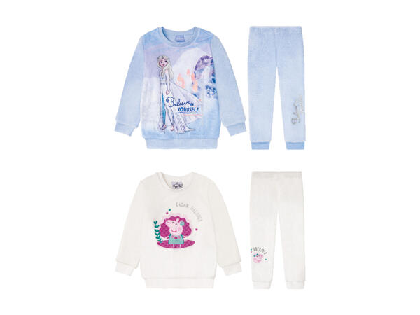 Barnpyjamas i plysch
