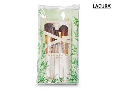 Lacura Bamboo Make Up Brush 5 Piece Set