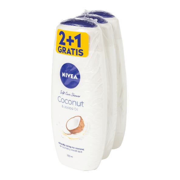 NIVEA(R) 				Duschgel für Damen, 3 St.