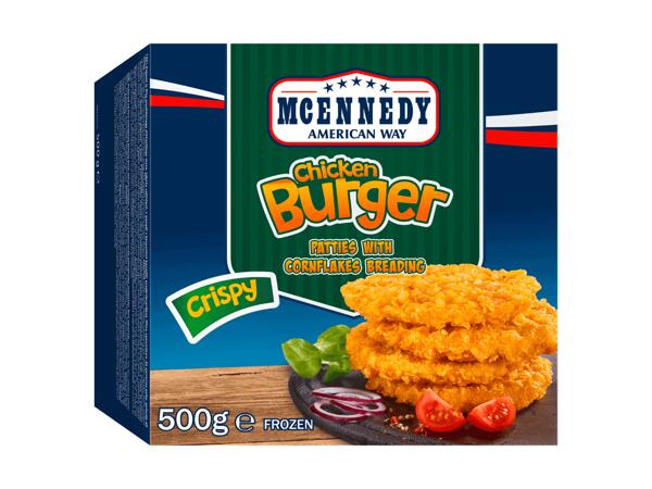 Chicken burger croustillant