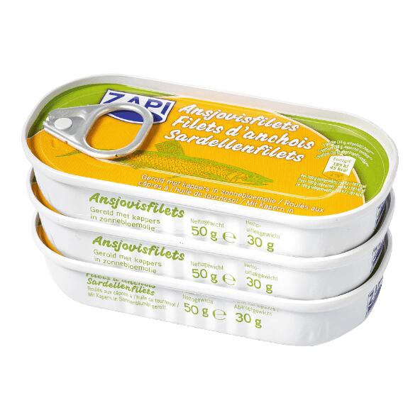 ZAPI(R) 				Ansjovisfilets, 3-pack