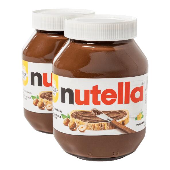 NUTELLA(R) 				Pâte aux noisettes, 2 pcs