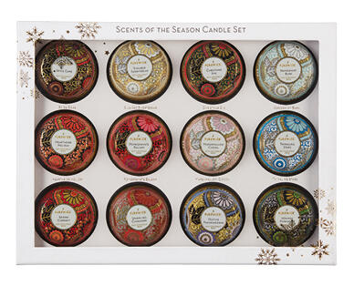 Scents Of The Season Candle Set 12pk