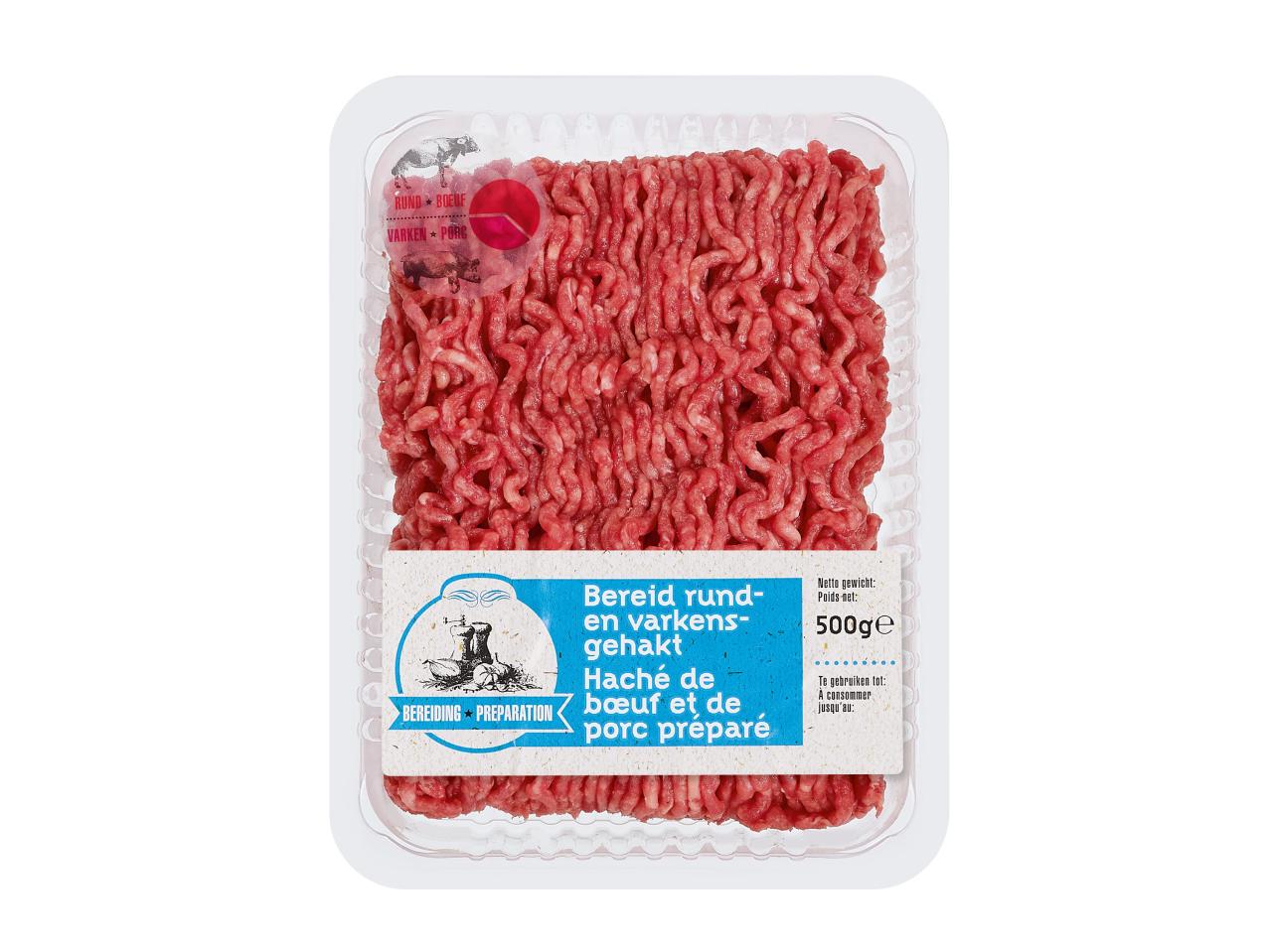 Rund- en varkensgehakt