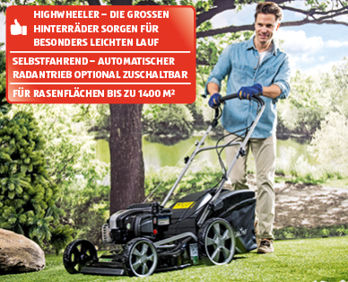 GARDENLINE(R) Benzin-Rasenmäher PLUS 3 R